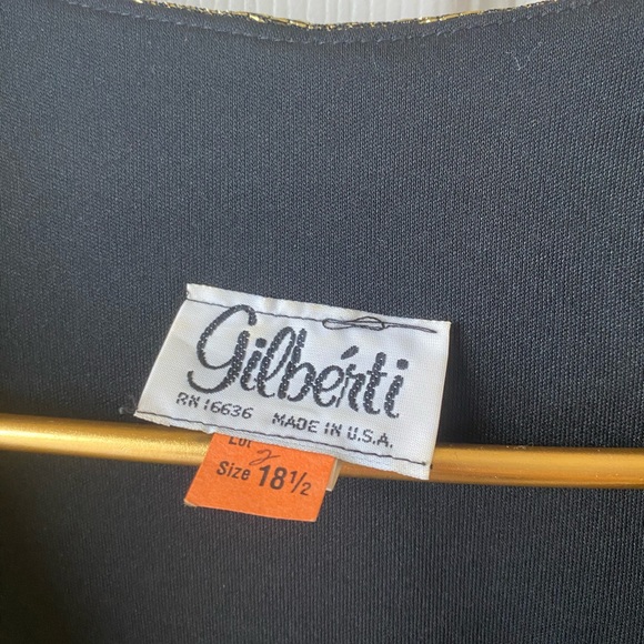 Vintage Gold Metallic Party Jacket by Gilberti - Picture 4 of 11